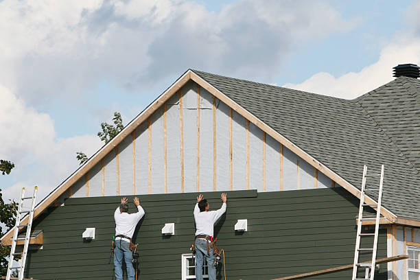 Professional Siding technician working in North Augusta, SC